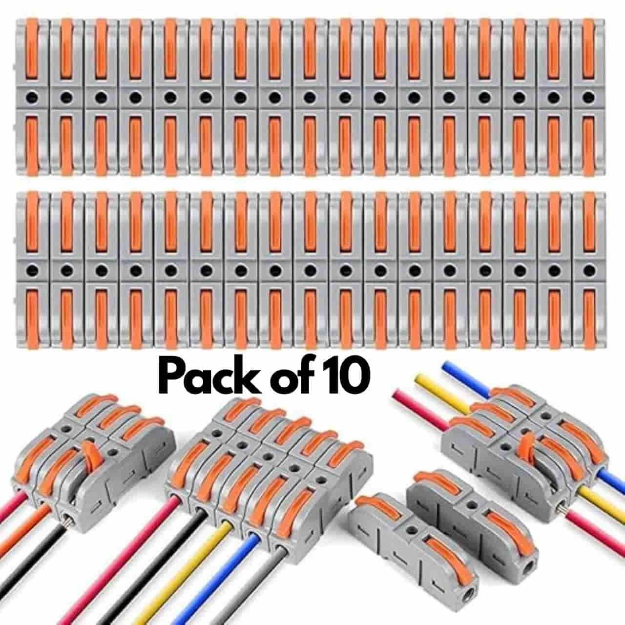 Lever Wire Cable Connectors Pack of 10